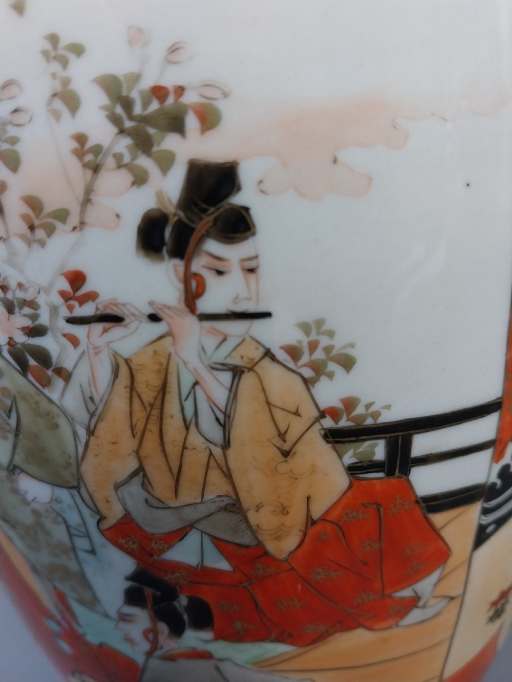 Pair of  Japanese Kutani vases View XI