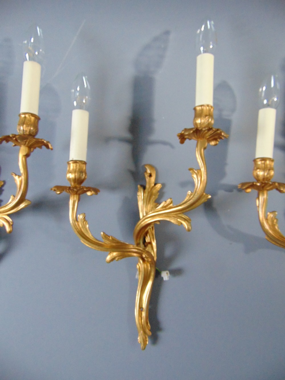 A set of Gilt Bronze Wall Lights View III