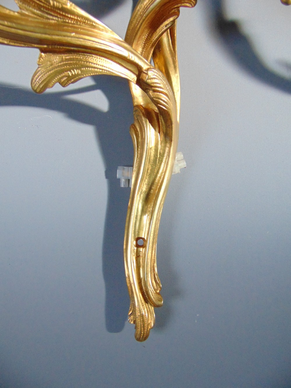 A set of Gilt Bronze Wall Lights View IV