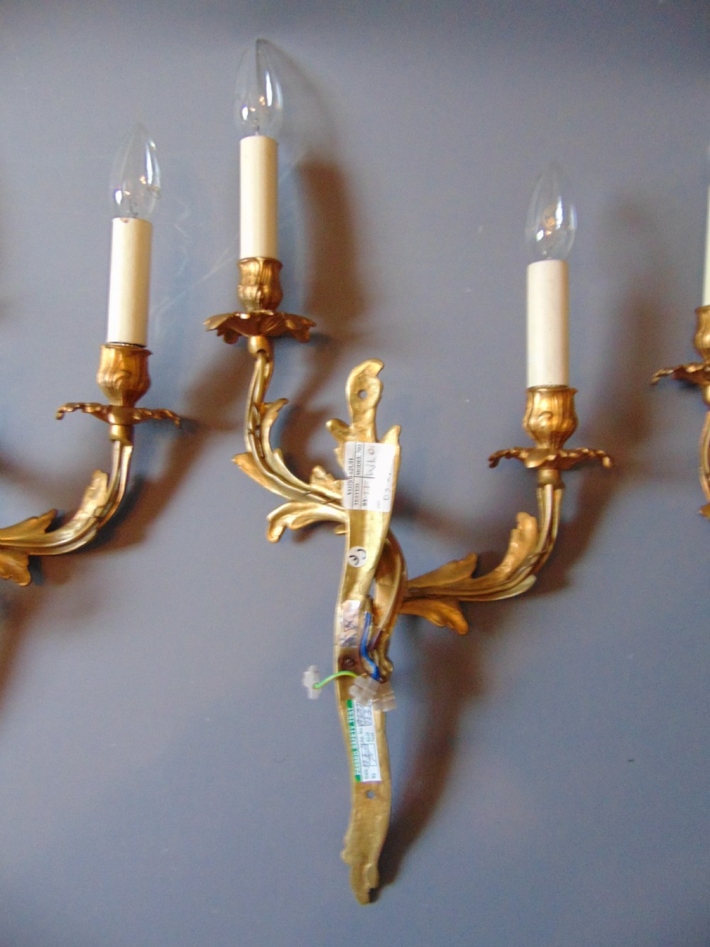 A set of Gilt Bronze Wall Lights View VI