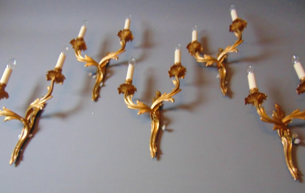 A set of Gilt Bronze Wall Lights View VIII