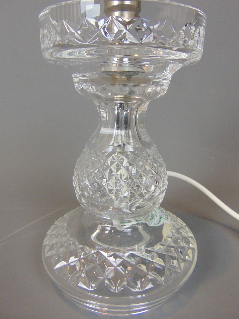 A quality Waterford Crystal Lamp View V