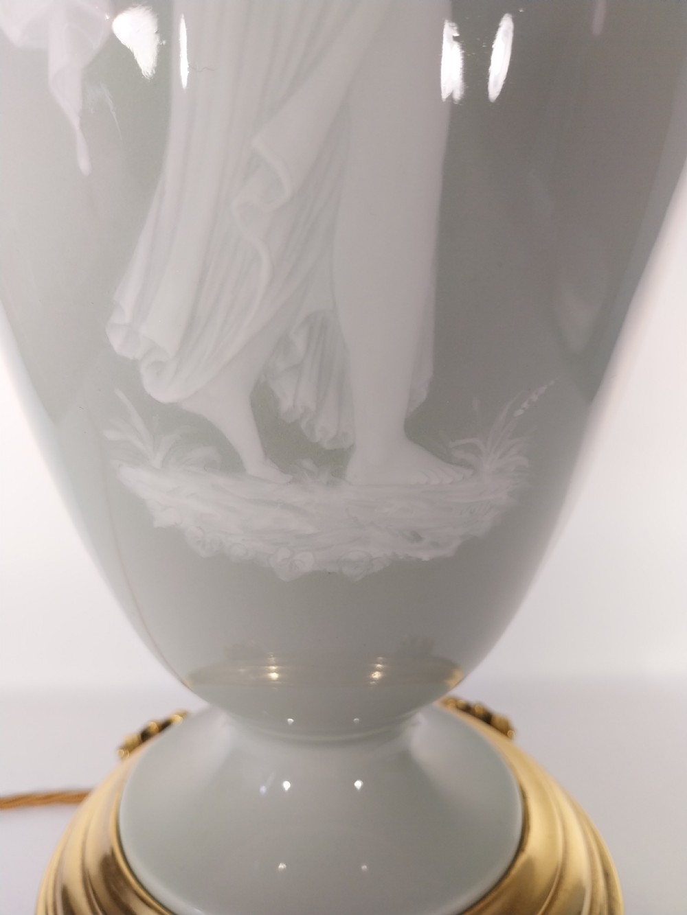 A fine quality Pate sur pate lamp  View IV