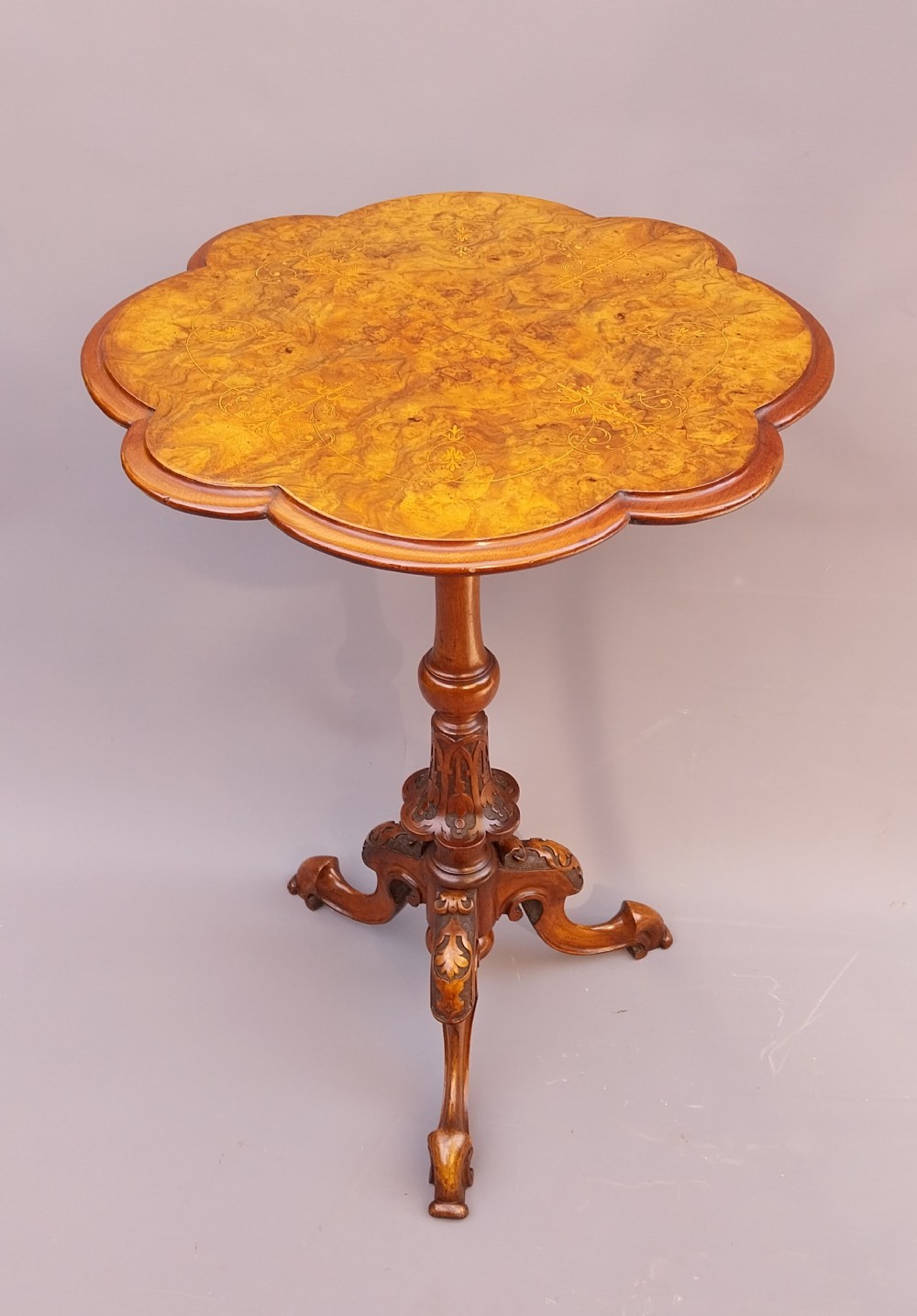 A Walnut Occasional Table
