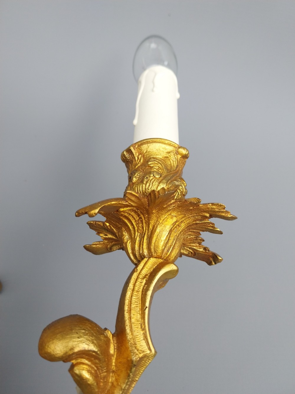A pair of Gilt Bronze wall lights  View IV