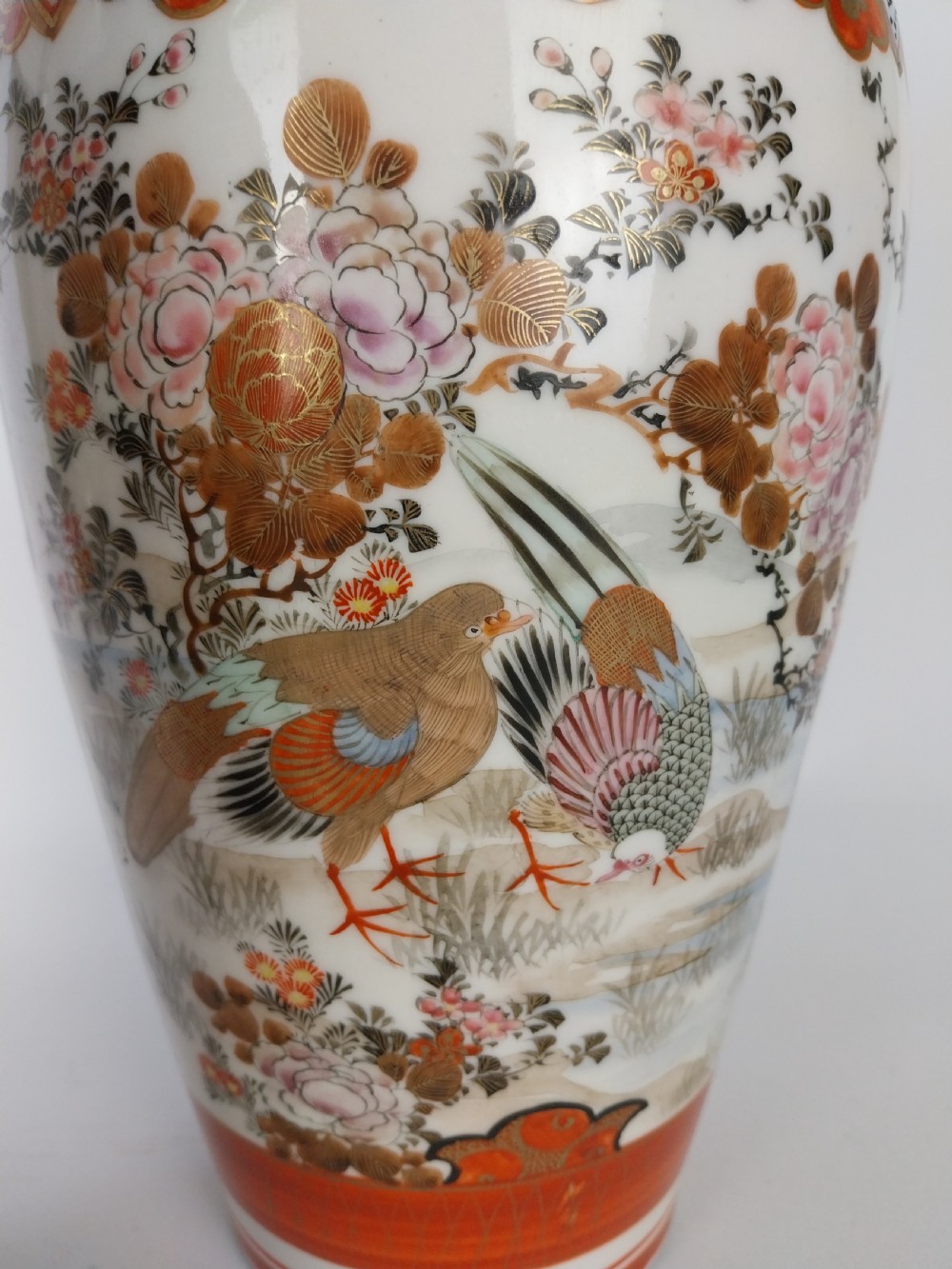 Pair of Japanese Porcelain Kutani vases  View VIII