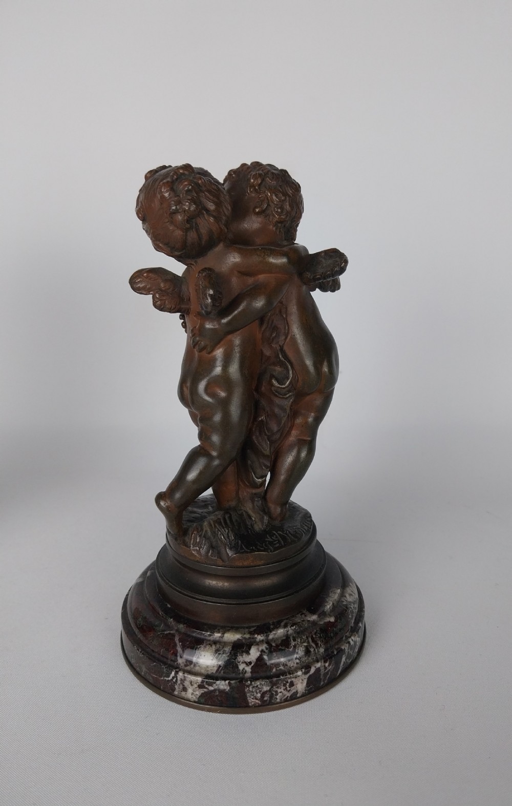 Pair of Cherub Bronze sculptures View VI