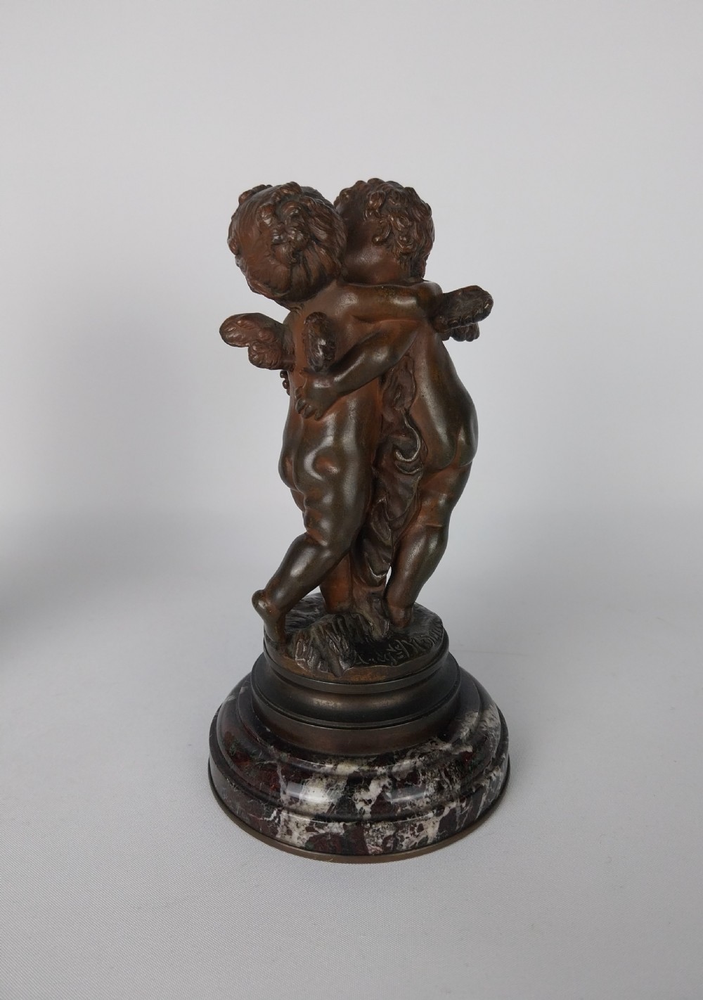 Pair of Cherub Bronze sculptures View VII