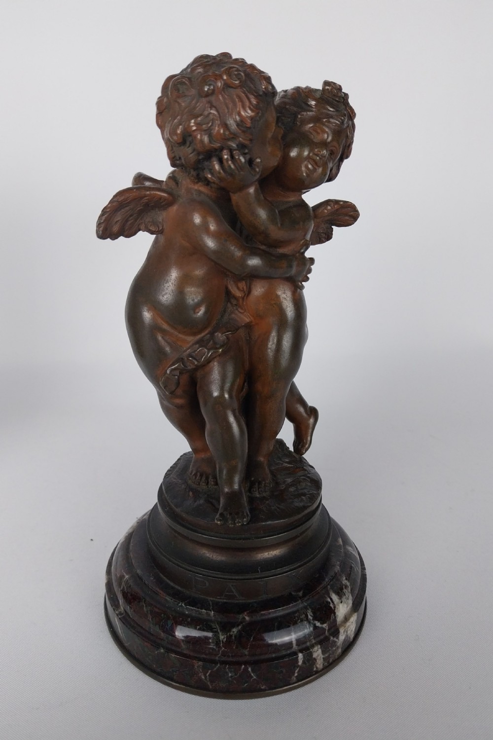Pair of Cherub Bronze sculptures View IX