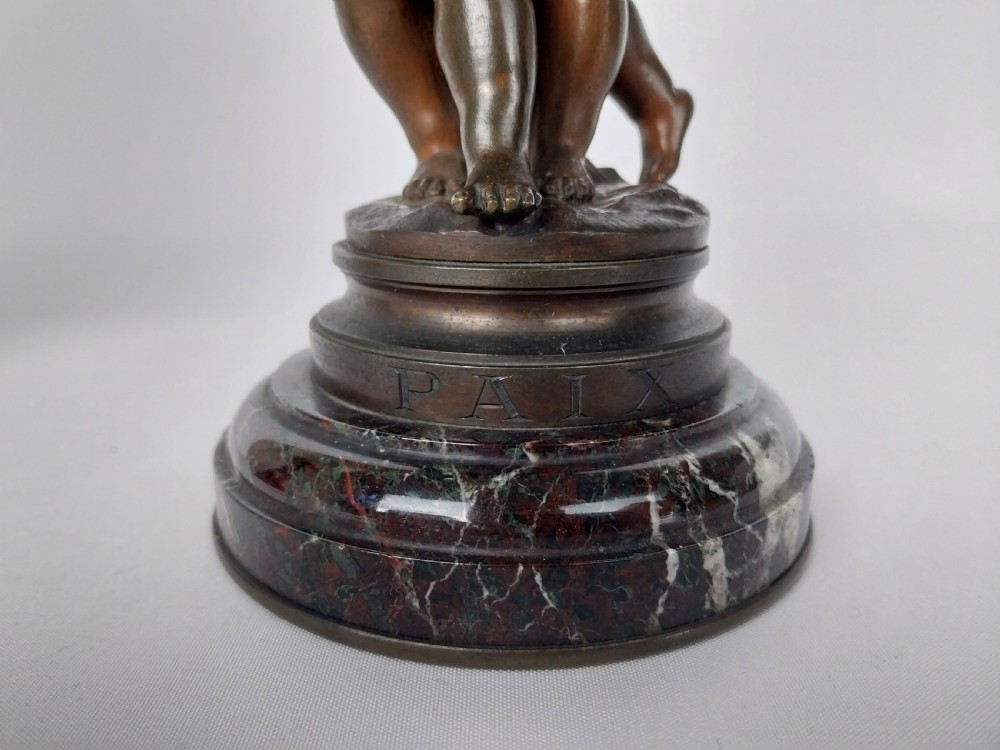 Pair of Cherub Bronze sculptures View XIX
