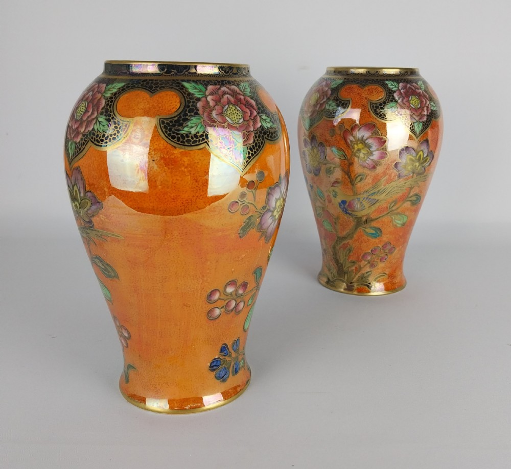 Pair of lustre vases View III