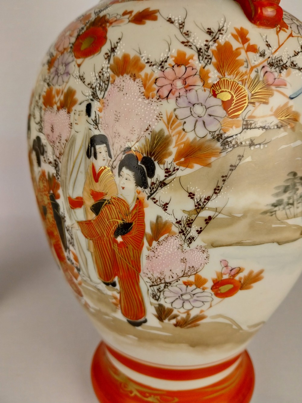 Pair of Kutani vases  View VII