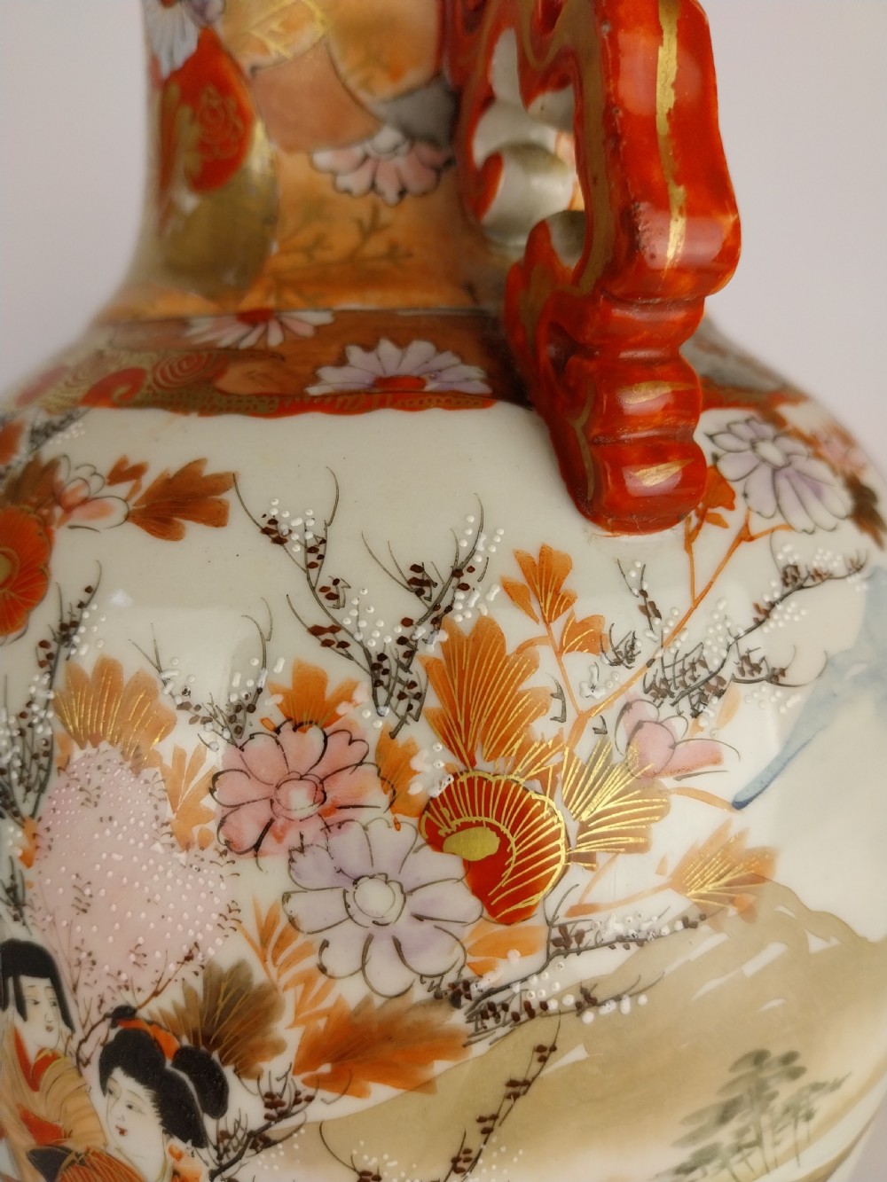 Pair of Kutani vases  View XII