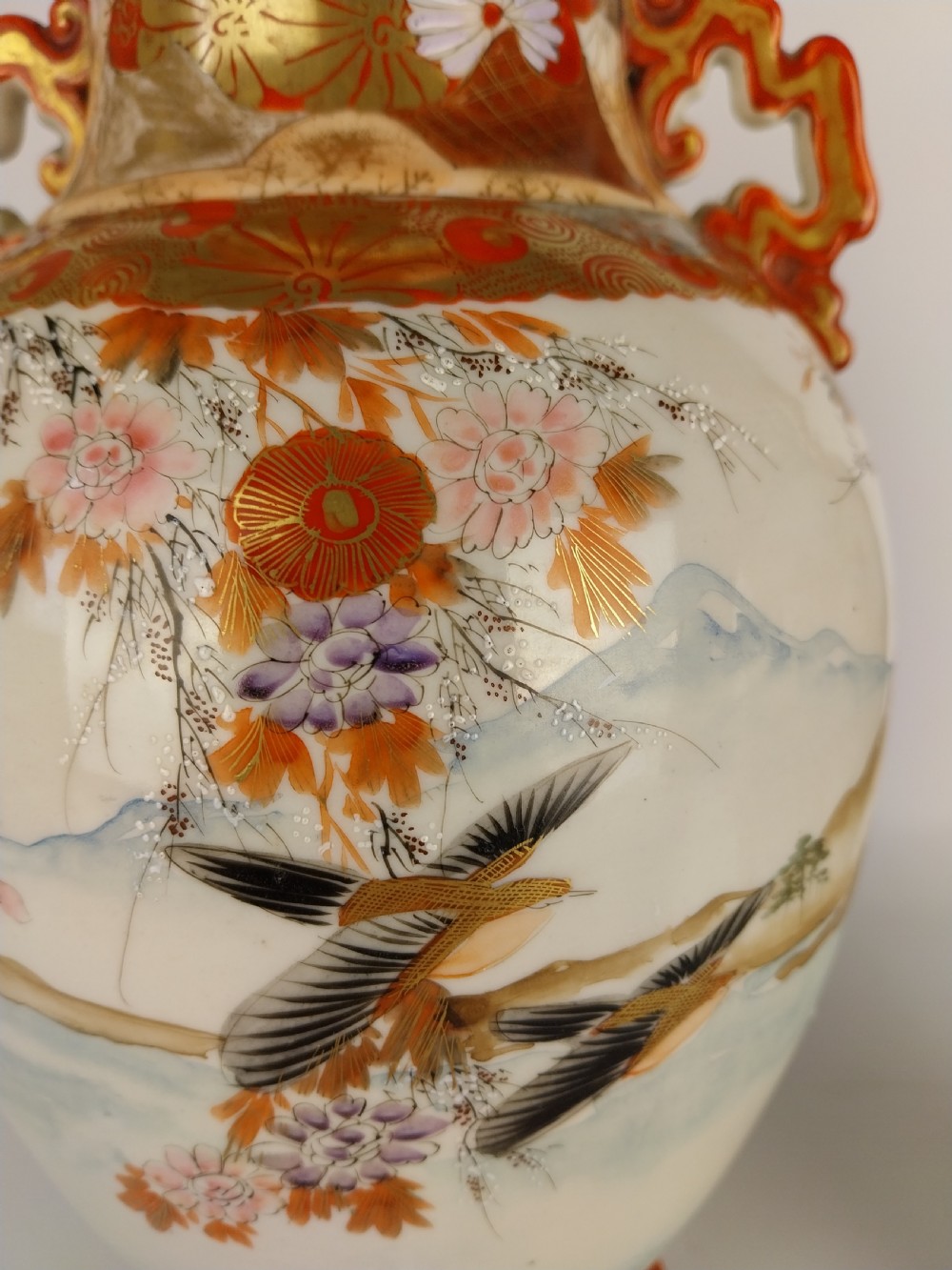 Pair of Kutani vases  View XV