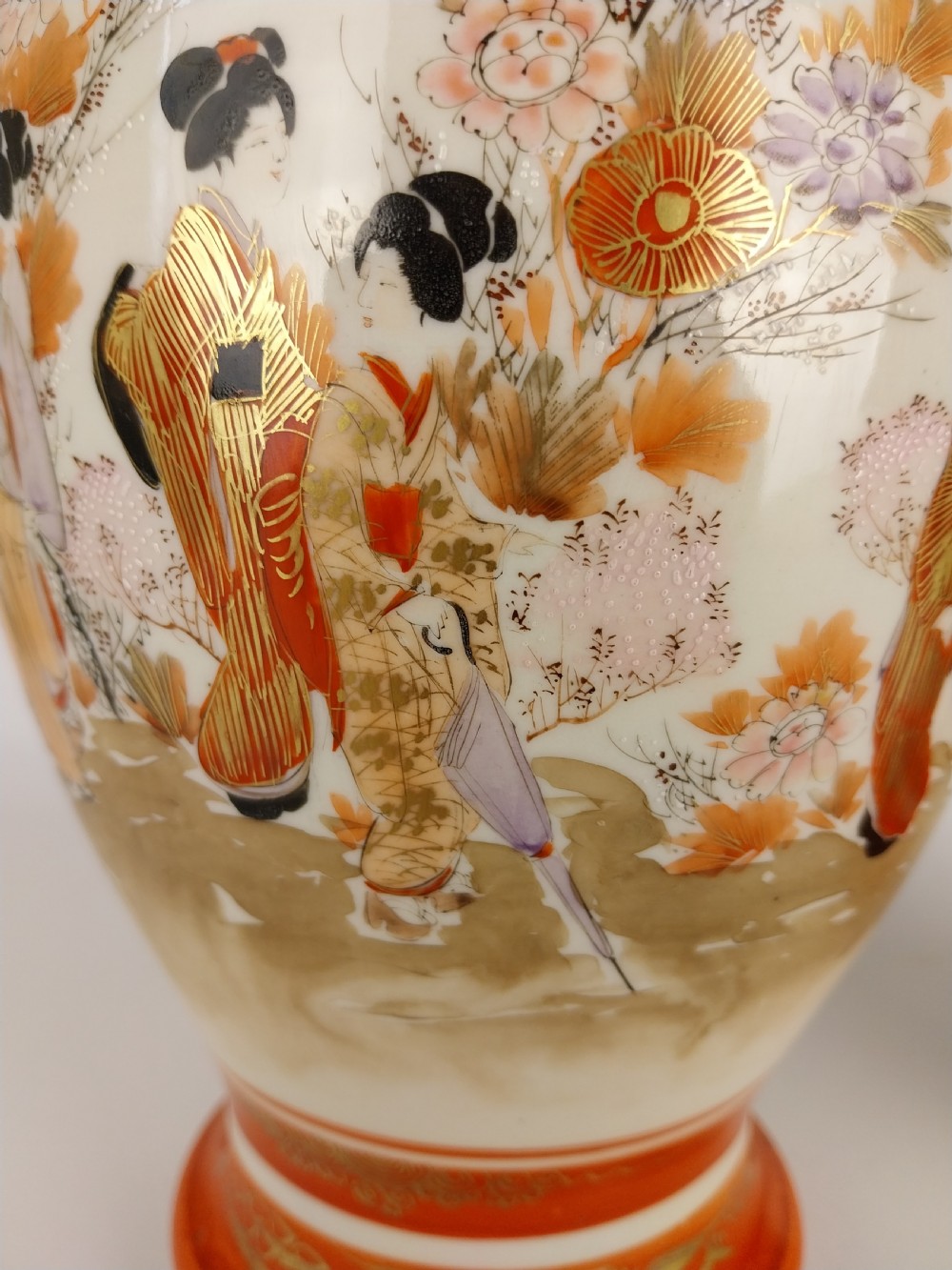 Pair of Kutani vases  View XXVI