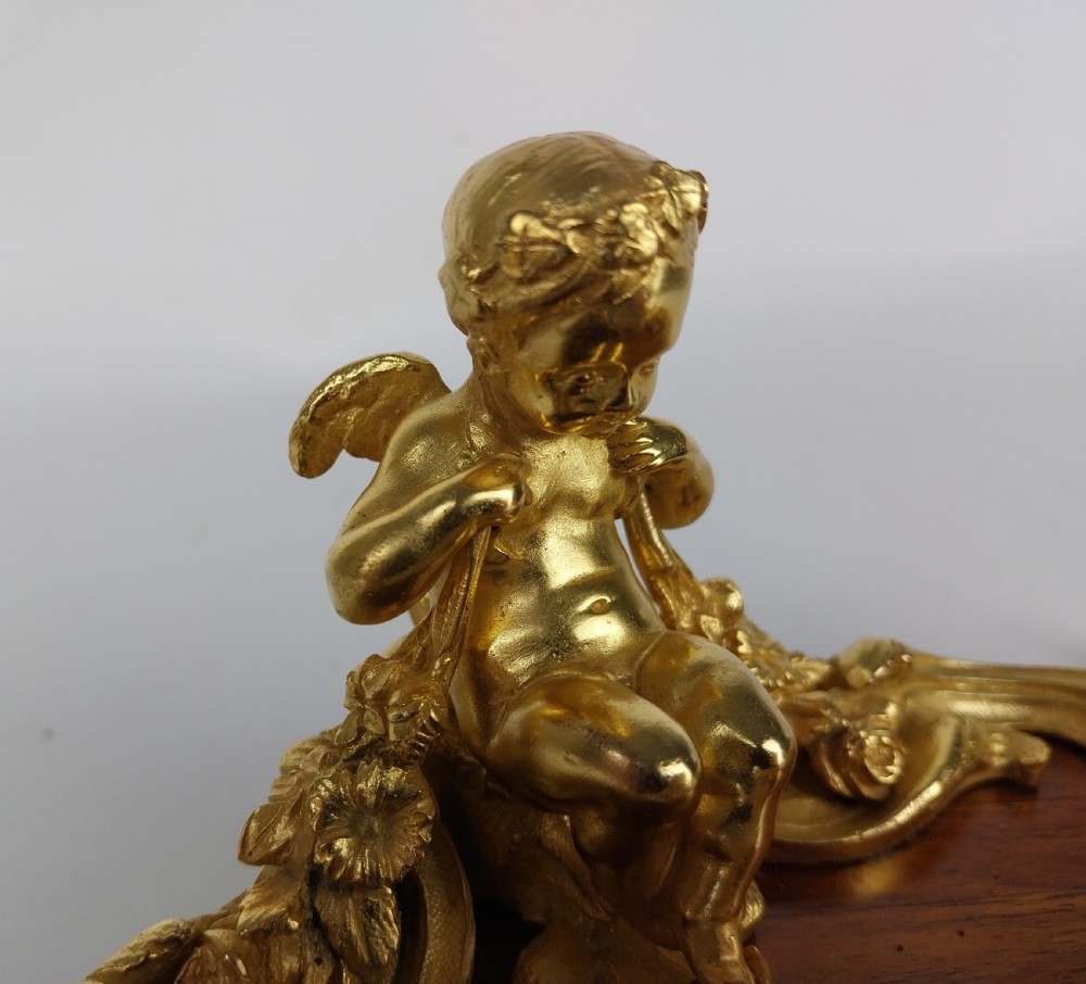 Gilt Bronze Desk Stand French 19th Century View VII