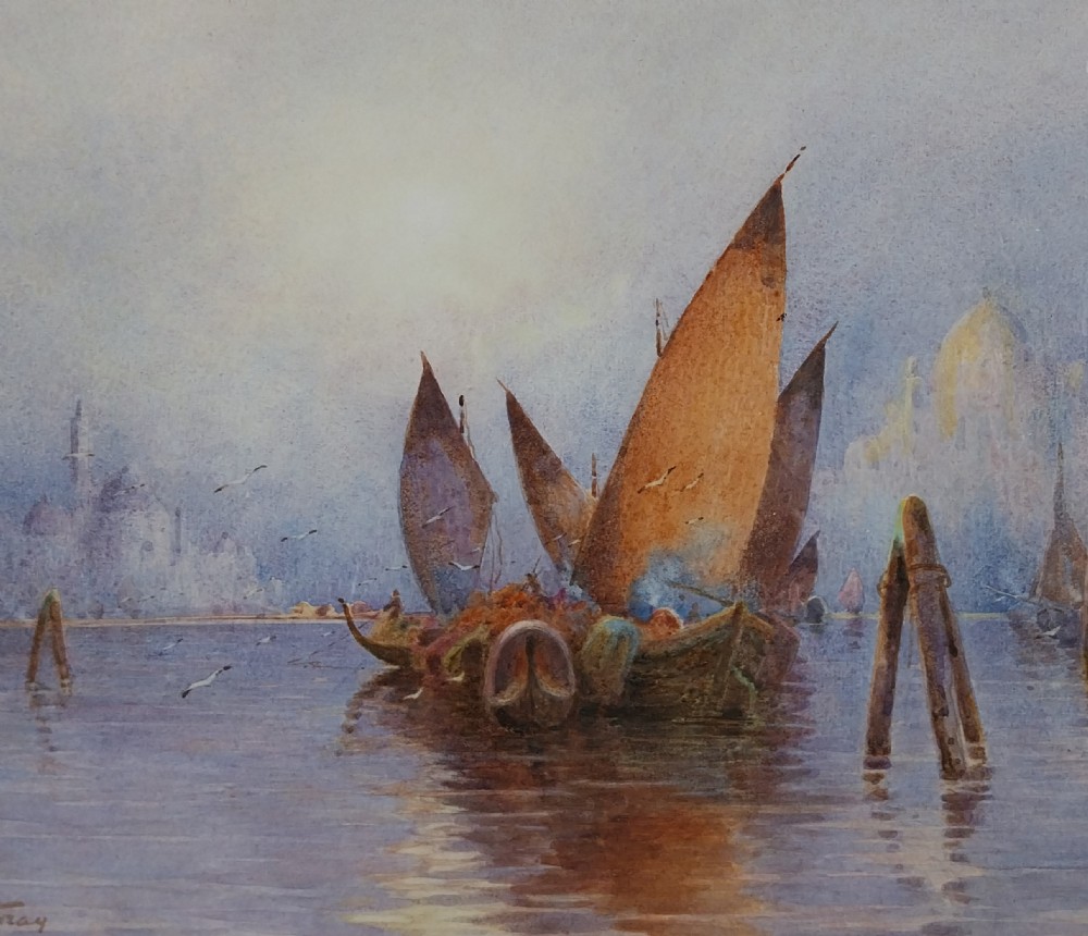 Venice Water Colour John Abernethy Lynas Gray View II