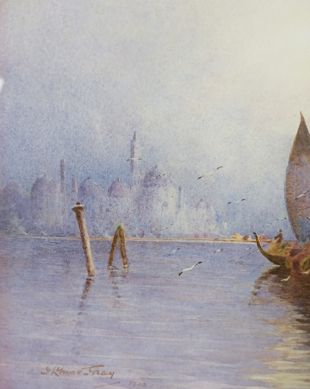 Venice Water Colour John Abernethy Lynas Gray View III