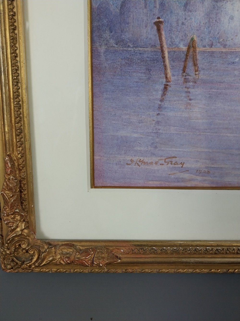 Venice Water Colour John Abernethy Lynas Gray View V