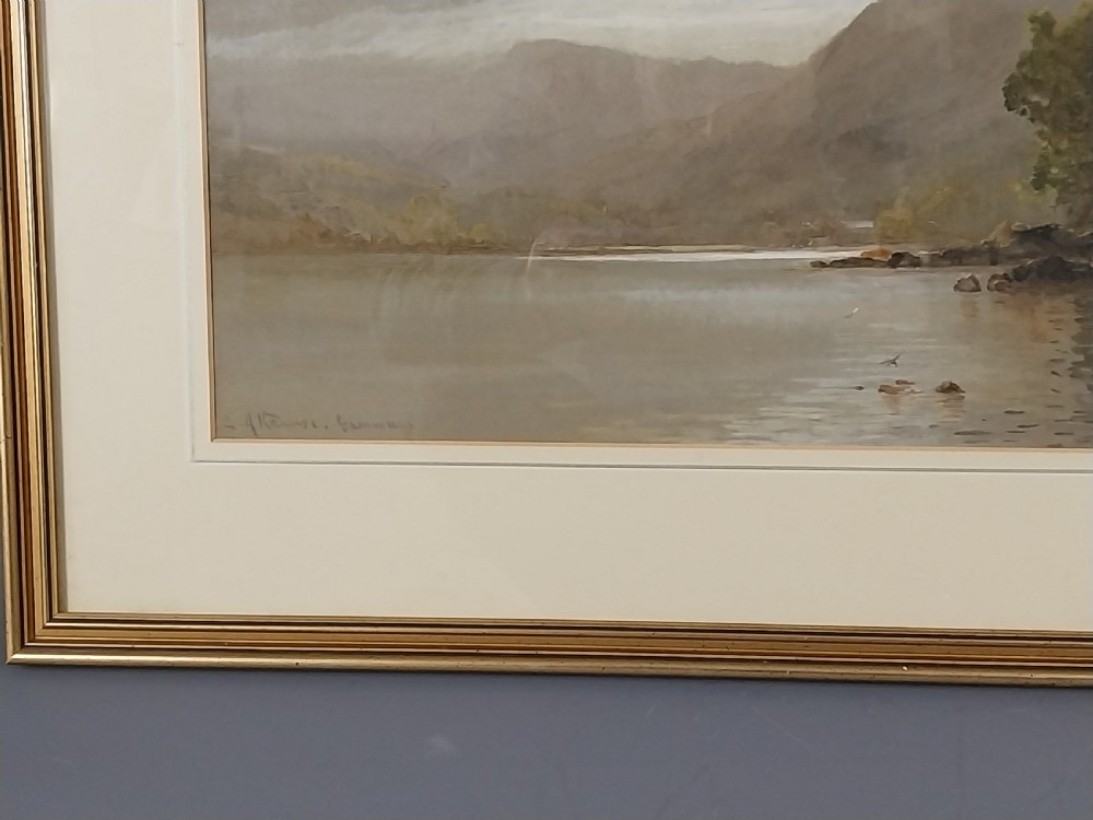 Water colour Emil Axel Krause View III
