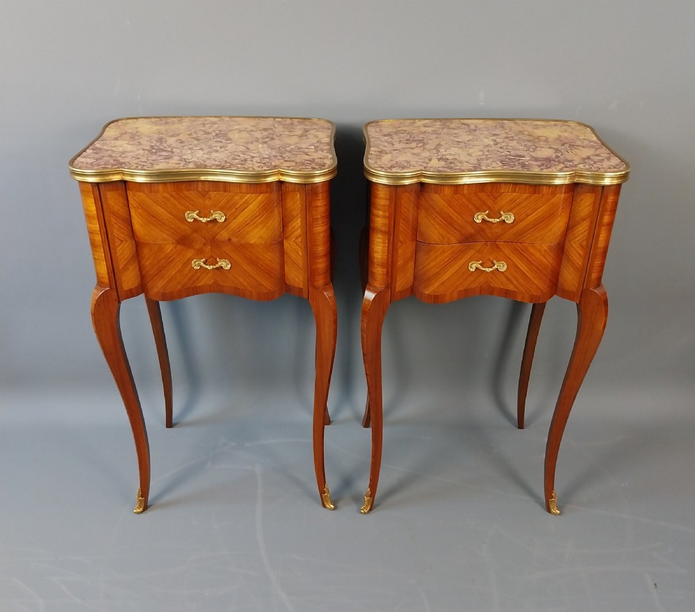 Pair of Tulipwood Side Tables