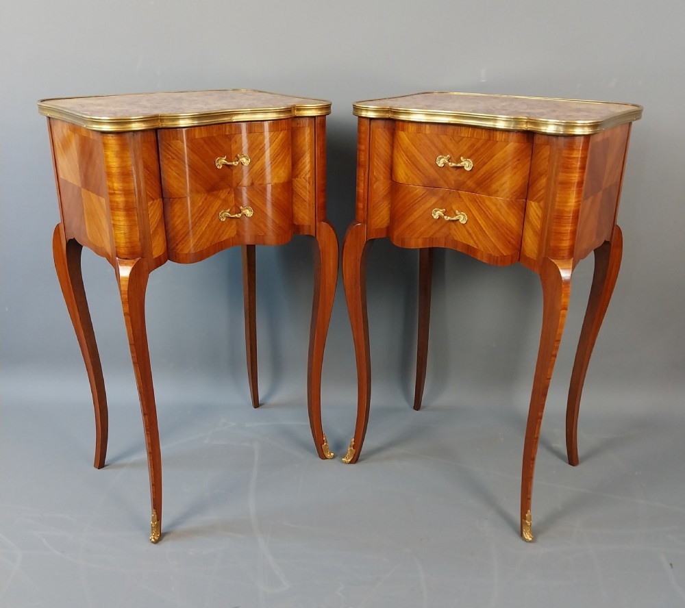 Pair of Tulipwood Side Tables View III