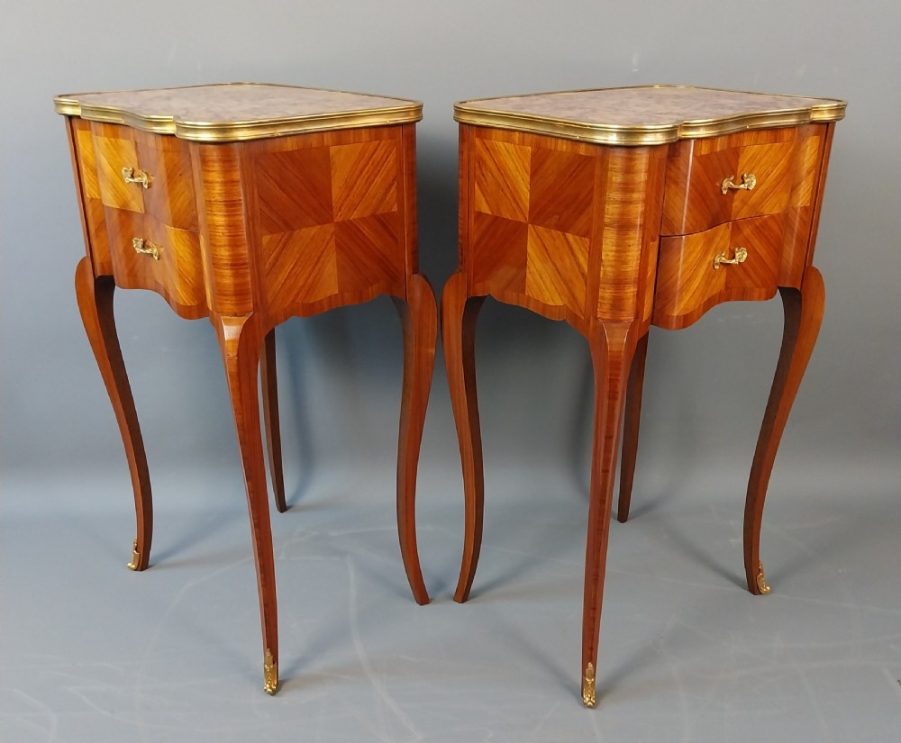 Pair of Tulipwood Side Tables View IV