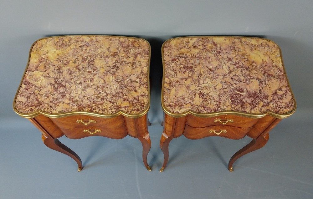 Pair of Tulipwood Side Tables View V