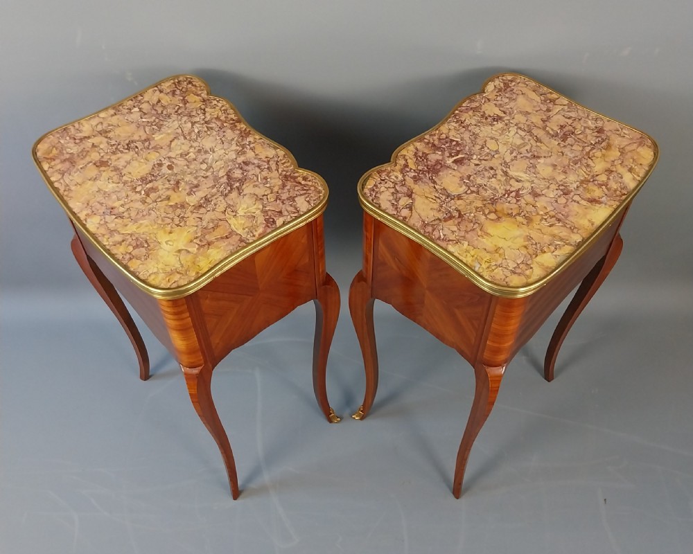 Pair of Tulipwood Side Tables View IX