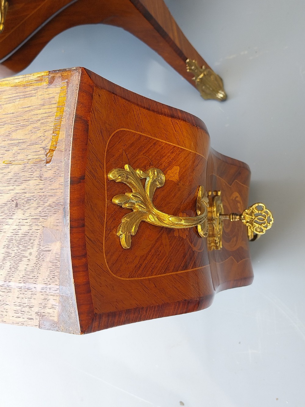 A Petite Bombe shaped French Chest of drawers  View X