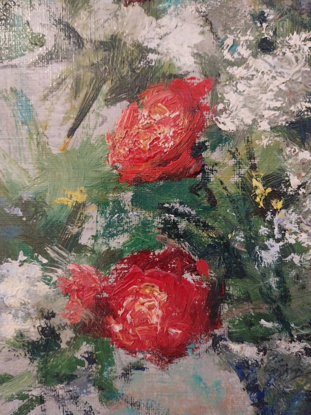 Still Life Oil Painting  Flowers  View VI
