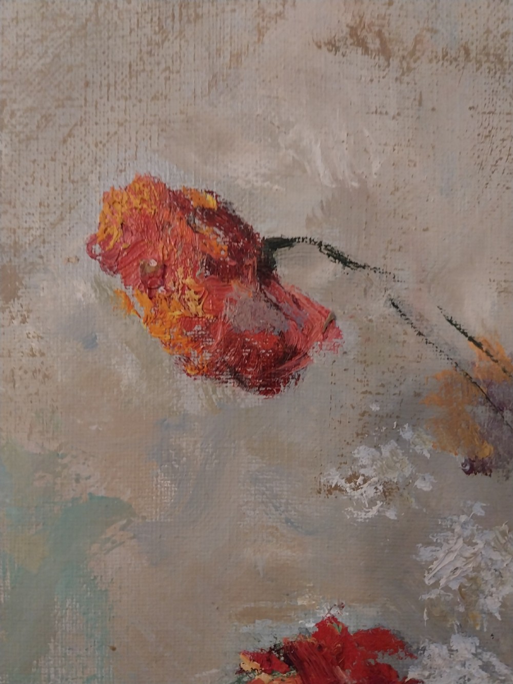 Still Life Oil Painting  Flowers  View VIII