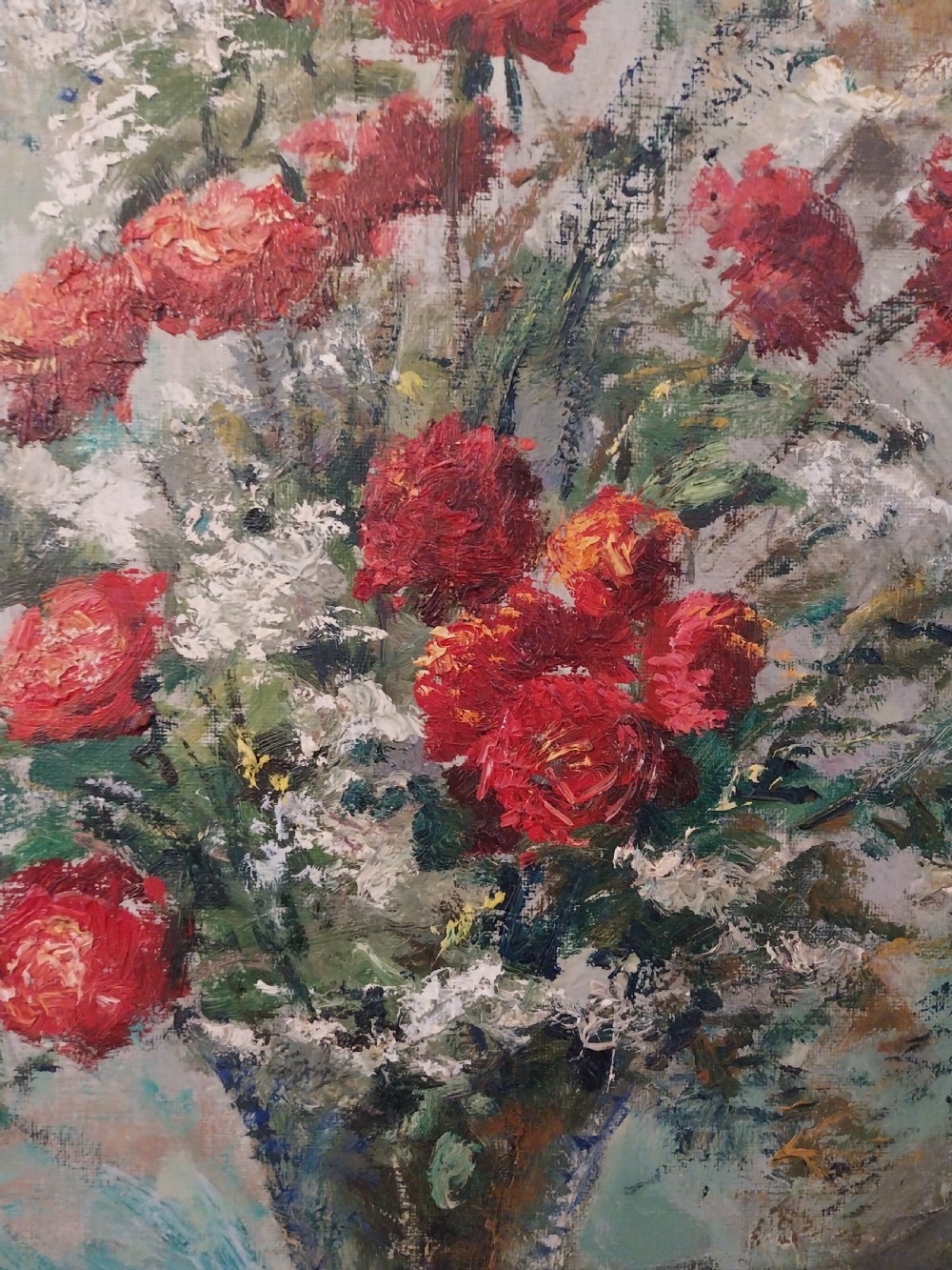 Still Life Oil Painting  Flowers  View IX