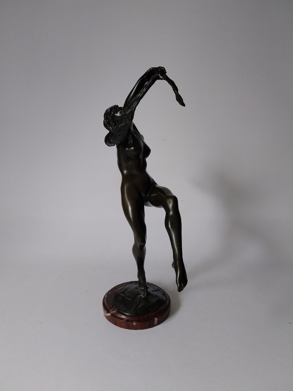 Art Deco Bronze Female Figure View V