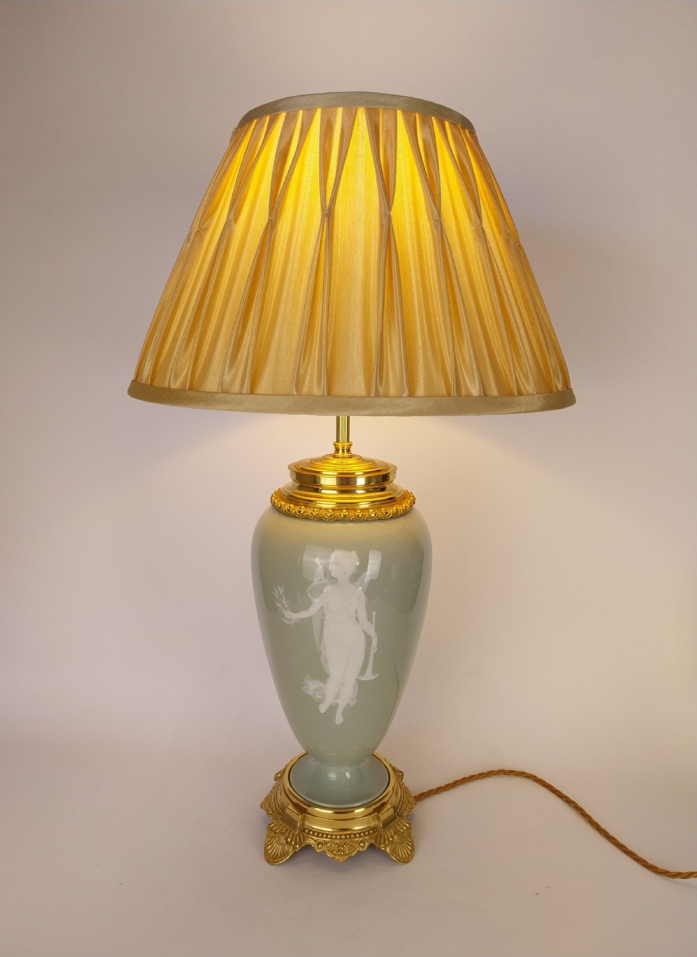 Pate Sur Pate Porcelain Table Lamp 