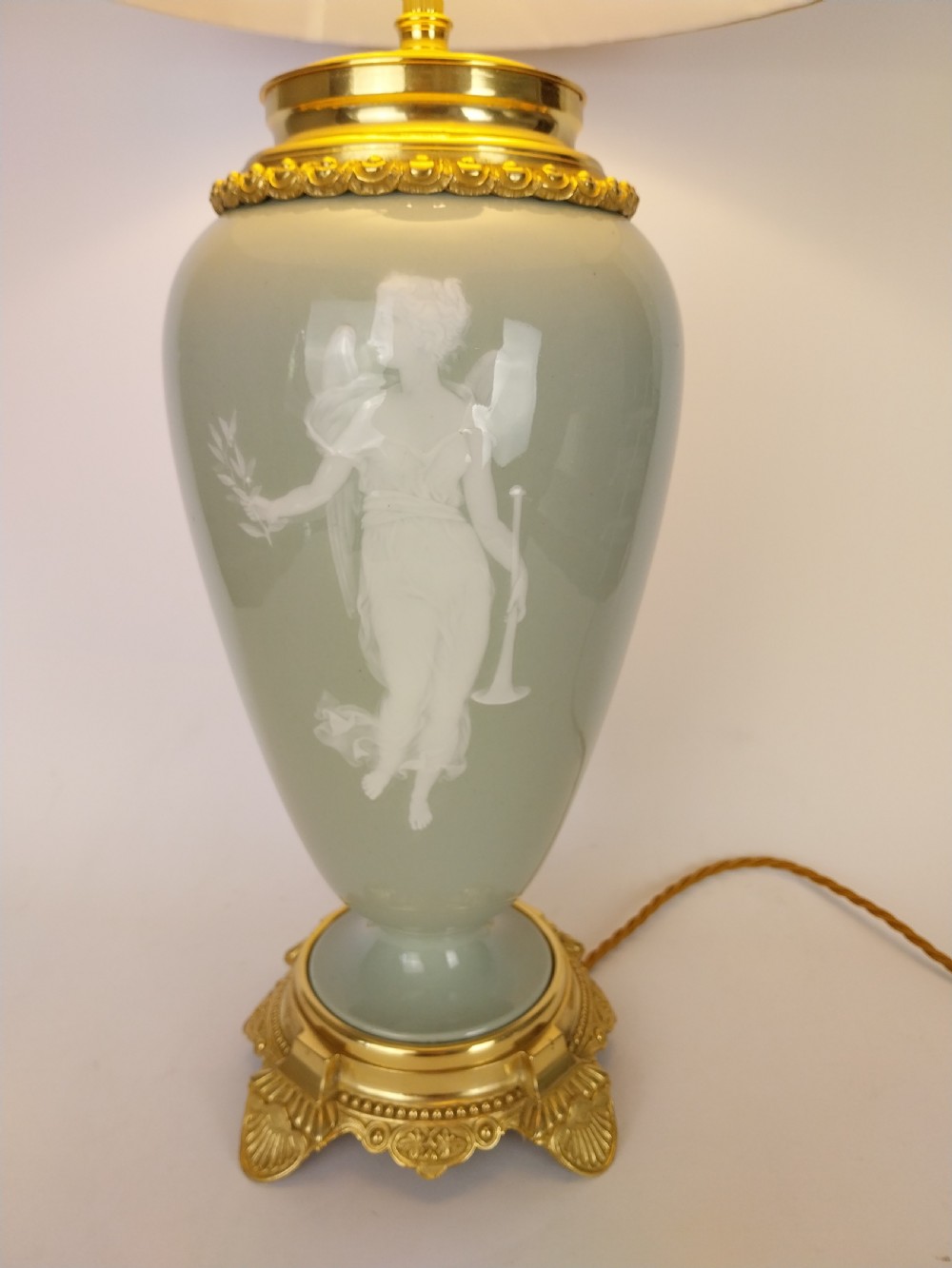 Pate Sur Pate Porcelain Table Lamp  View V