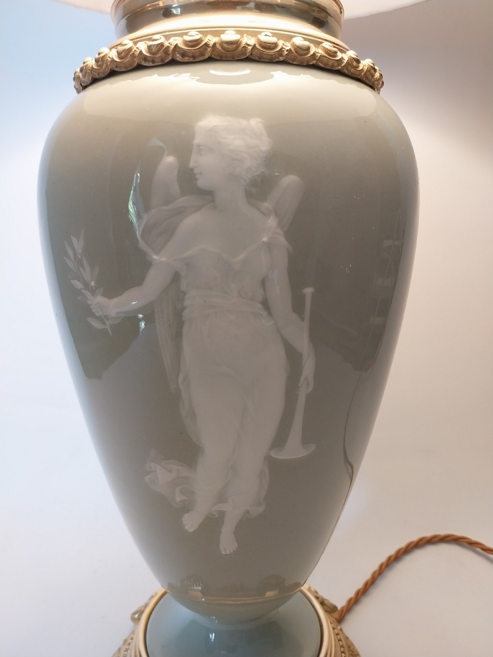 Pate Sur Pate Porcelain Table Lamp  View VI