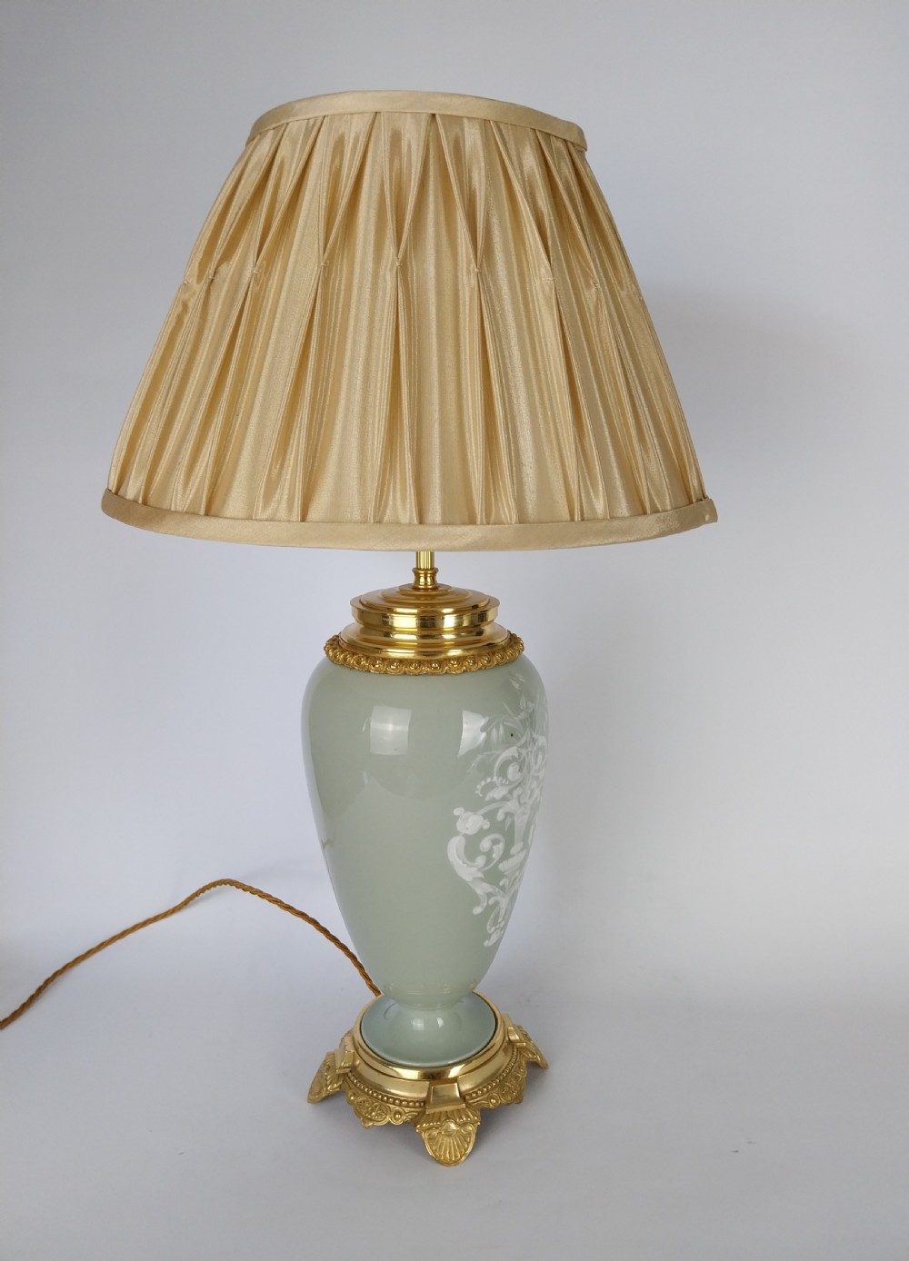 Pate Sur Pate Porcelain Table Lamp  View VII