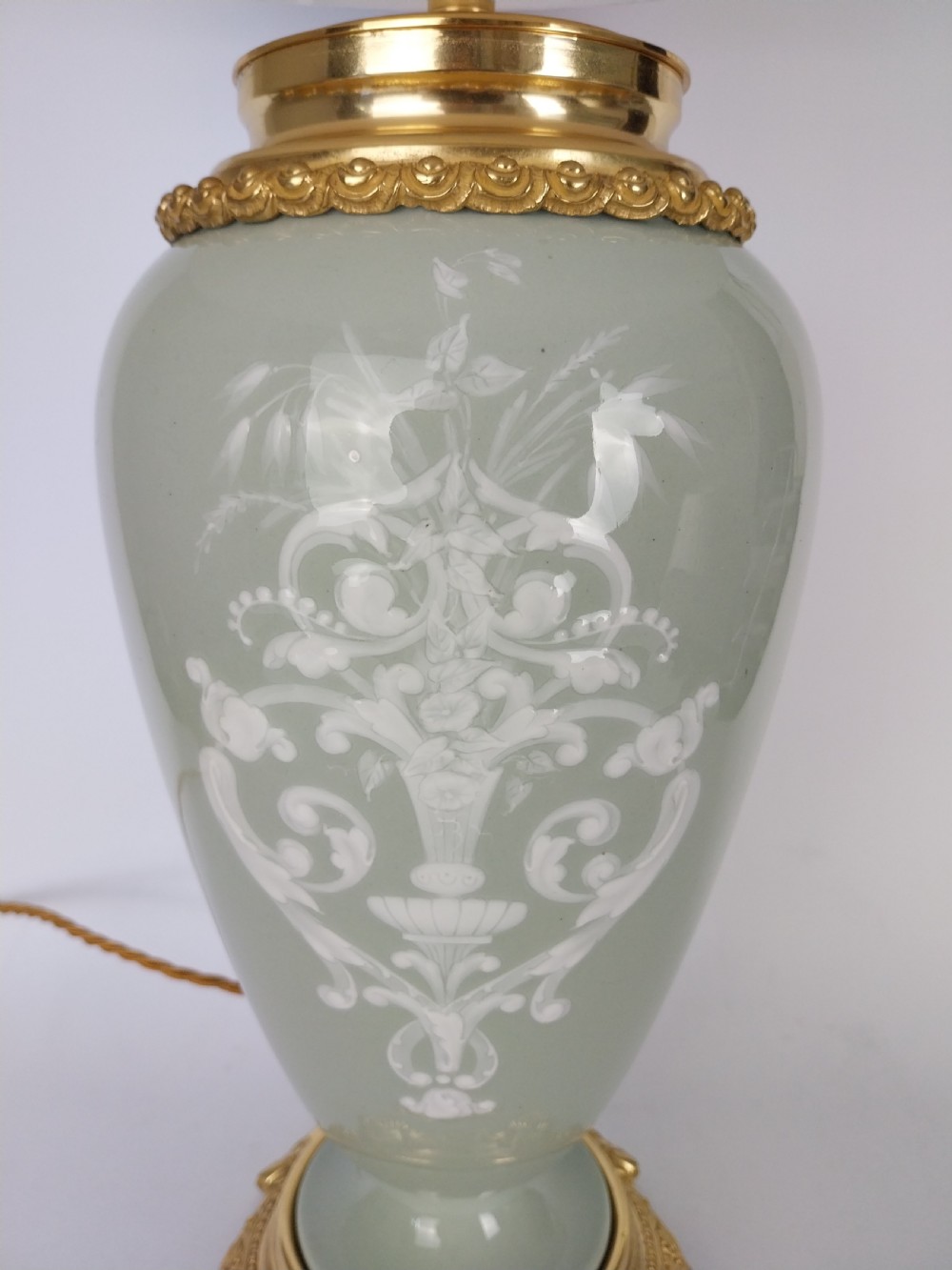 Pate Sur Pate Porcelain Table Lamp  View VIII
