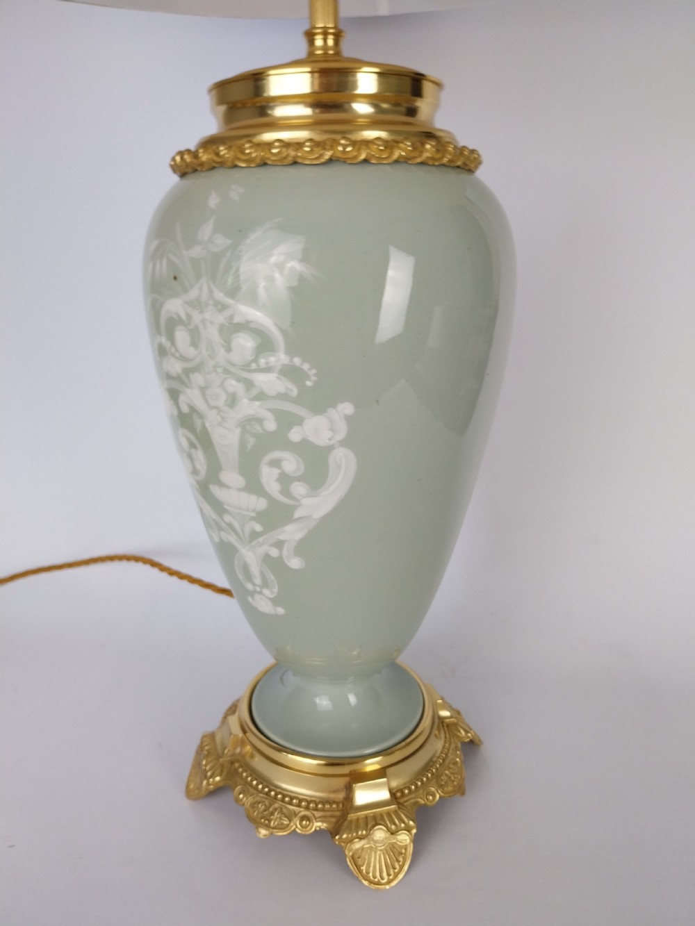 Pate Sur Pate Porcelain Table Lamp  View IX