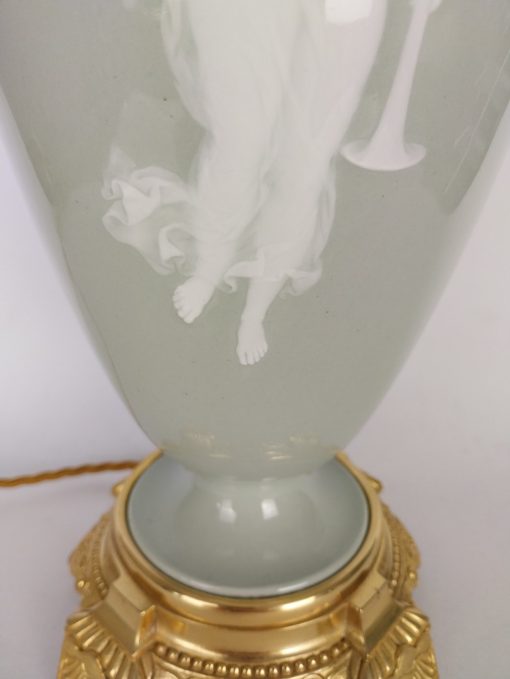 Pate Sur Pate Porcelain Table Lamp  View XI