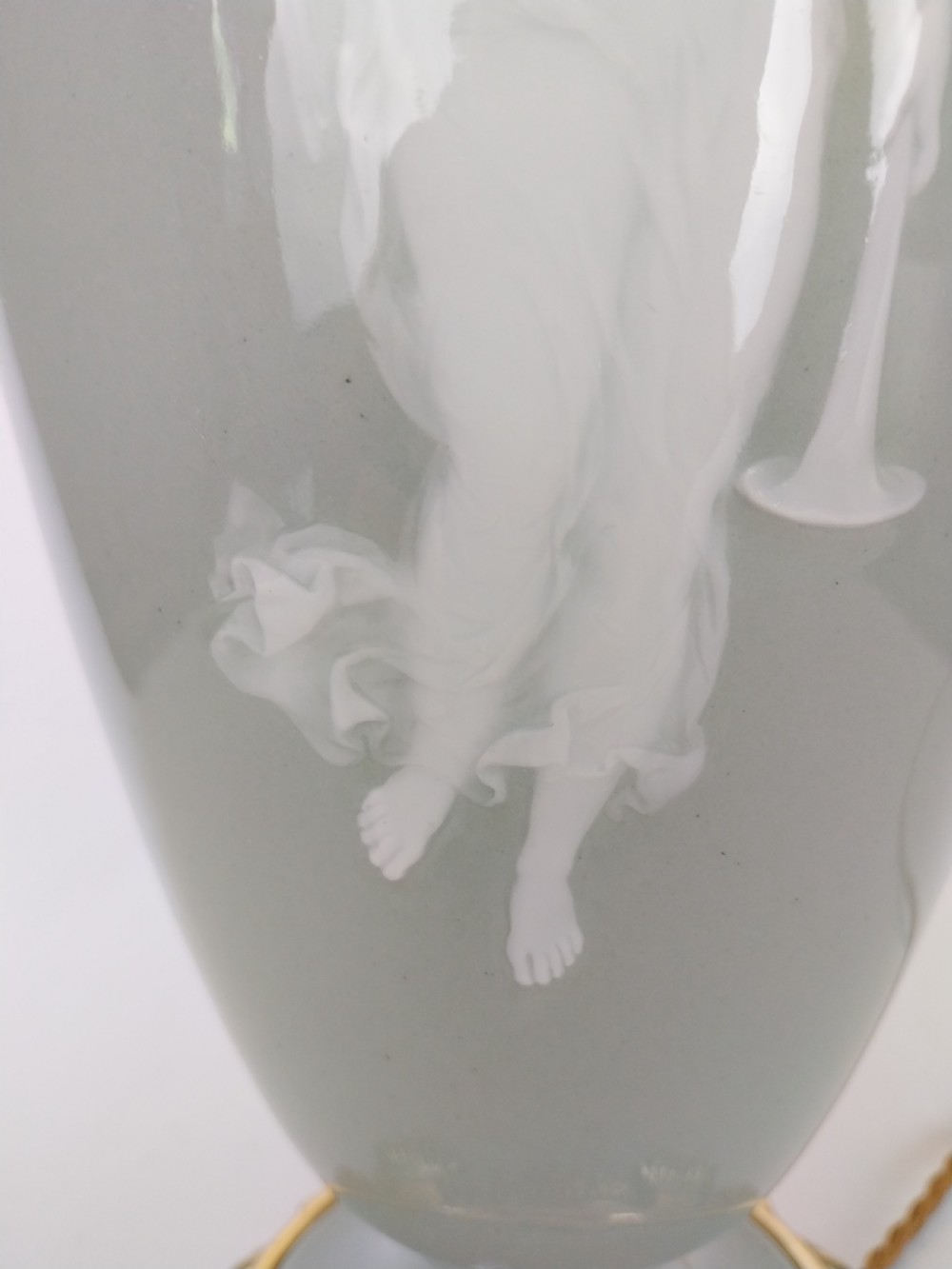 Pate Sur Pate Porcelain Table Lamp  View XIII