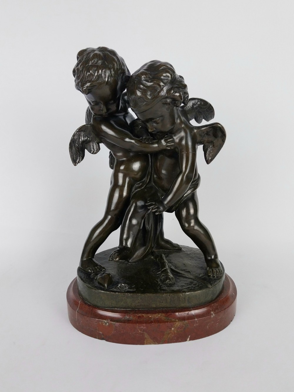 Bronze Cupid Sculpture 
