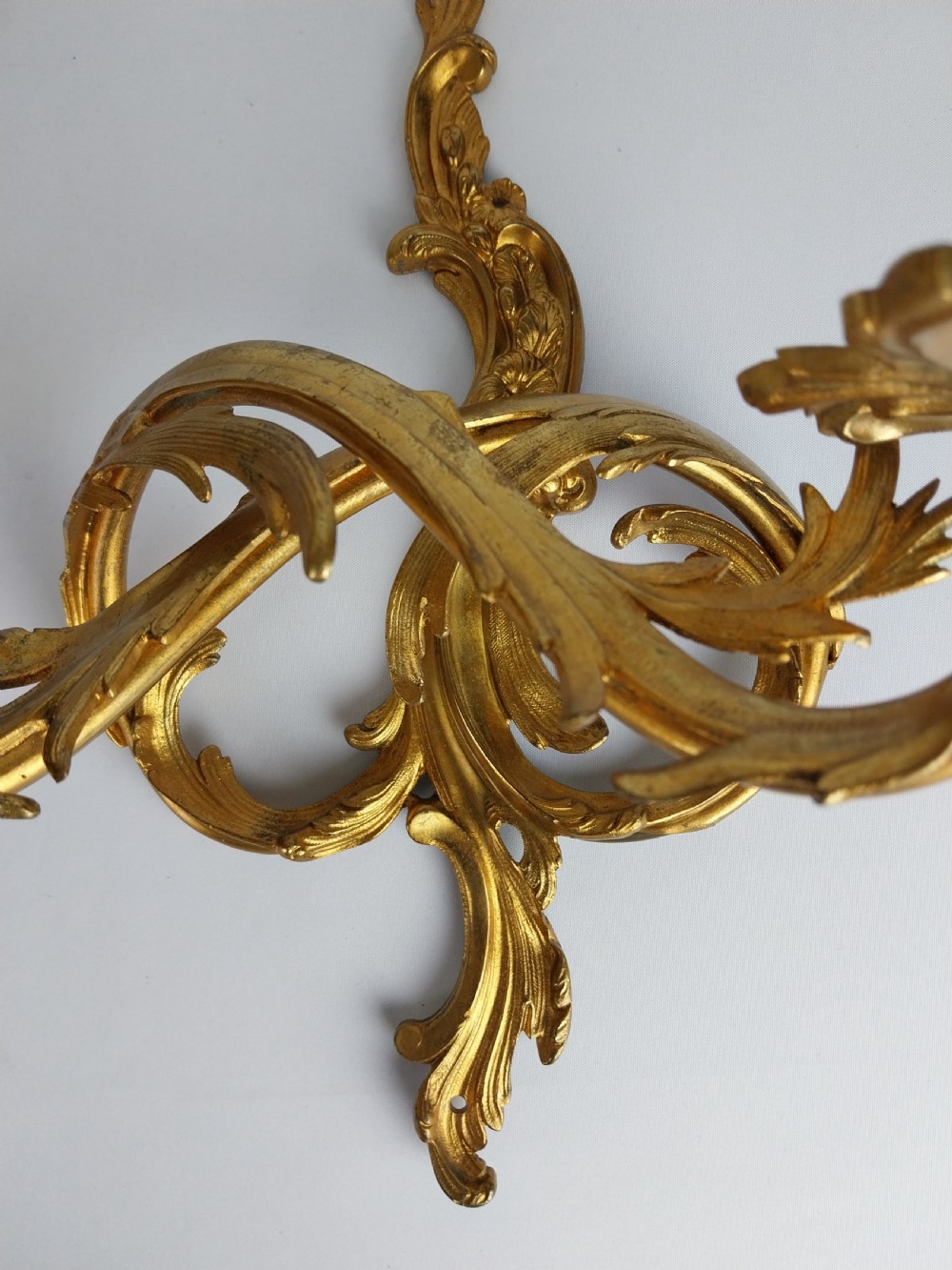 Pair of Gilt Bronze Wall lights  View VI
