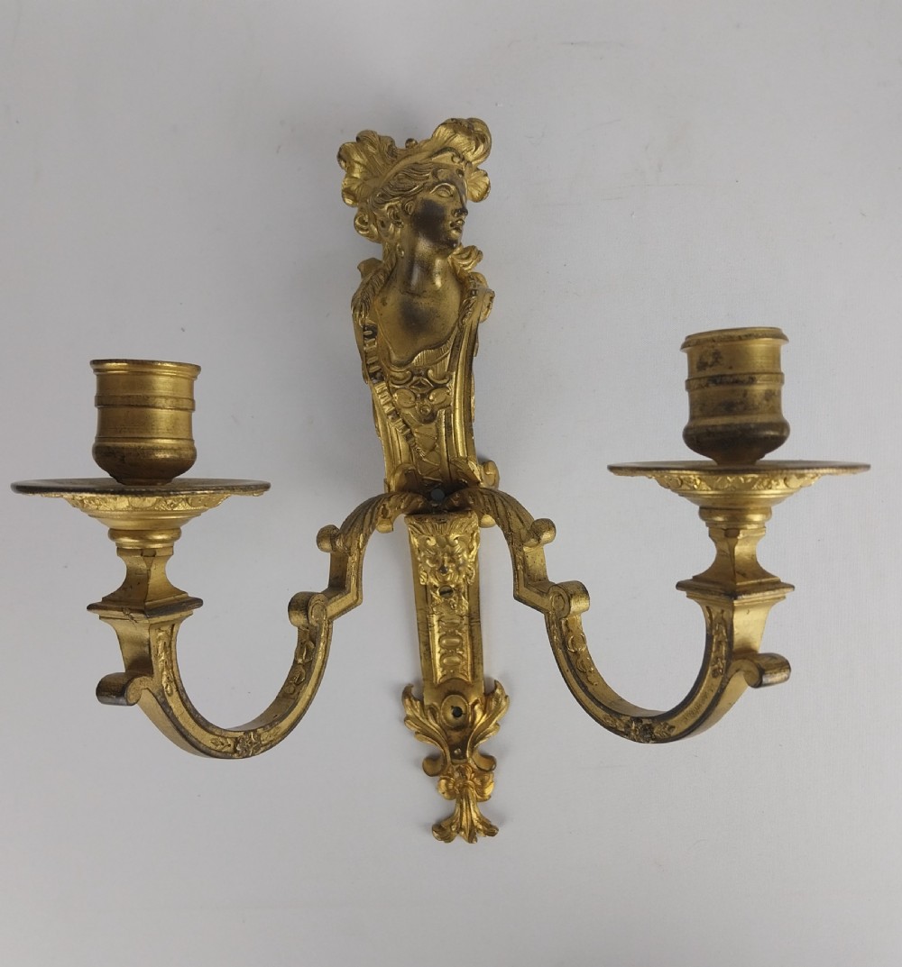 Pair of Gilt Bronze Wall Sconces View II