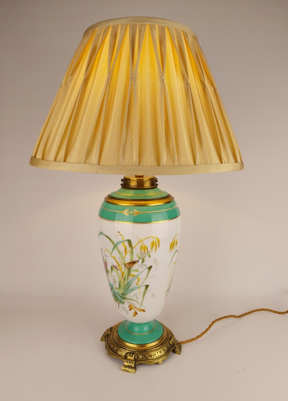 Victorian Porcelain Table Lamp  View II