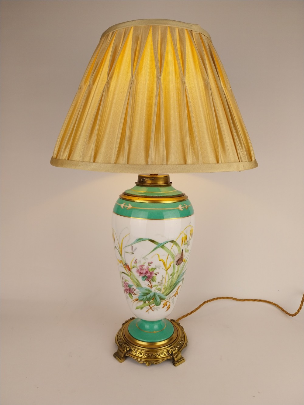 Victorian Porcelain Table Lamp  View III