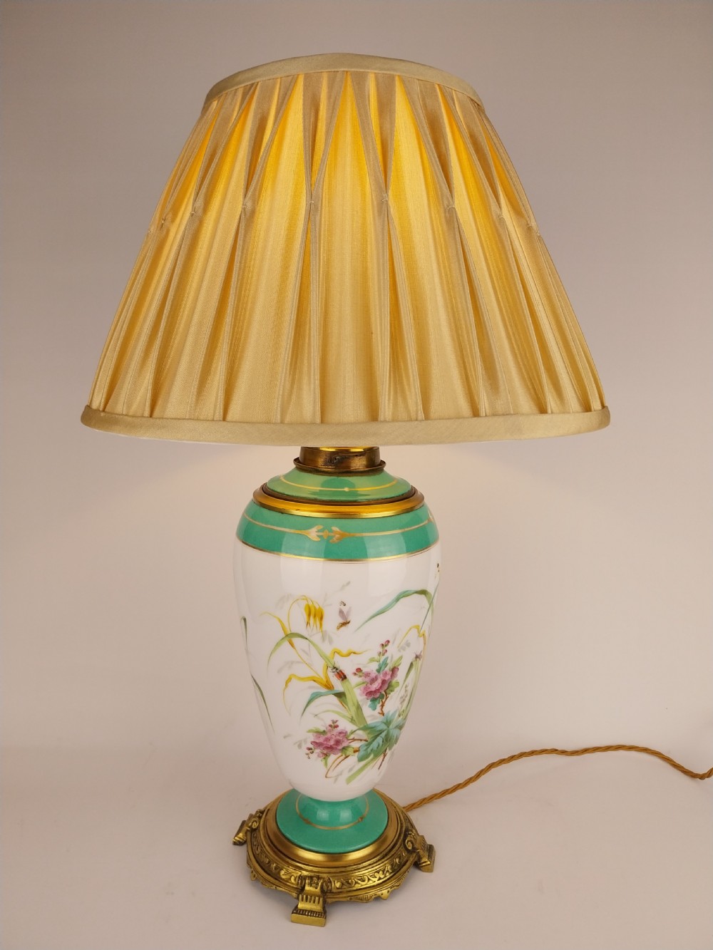 Victorian Porcelain Table Lamp  View V
