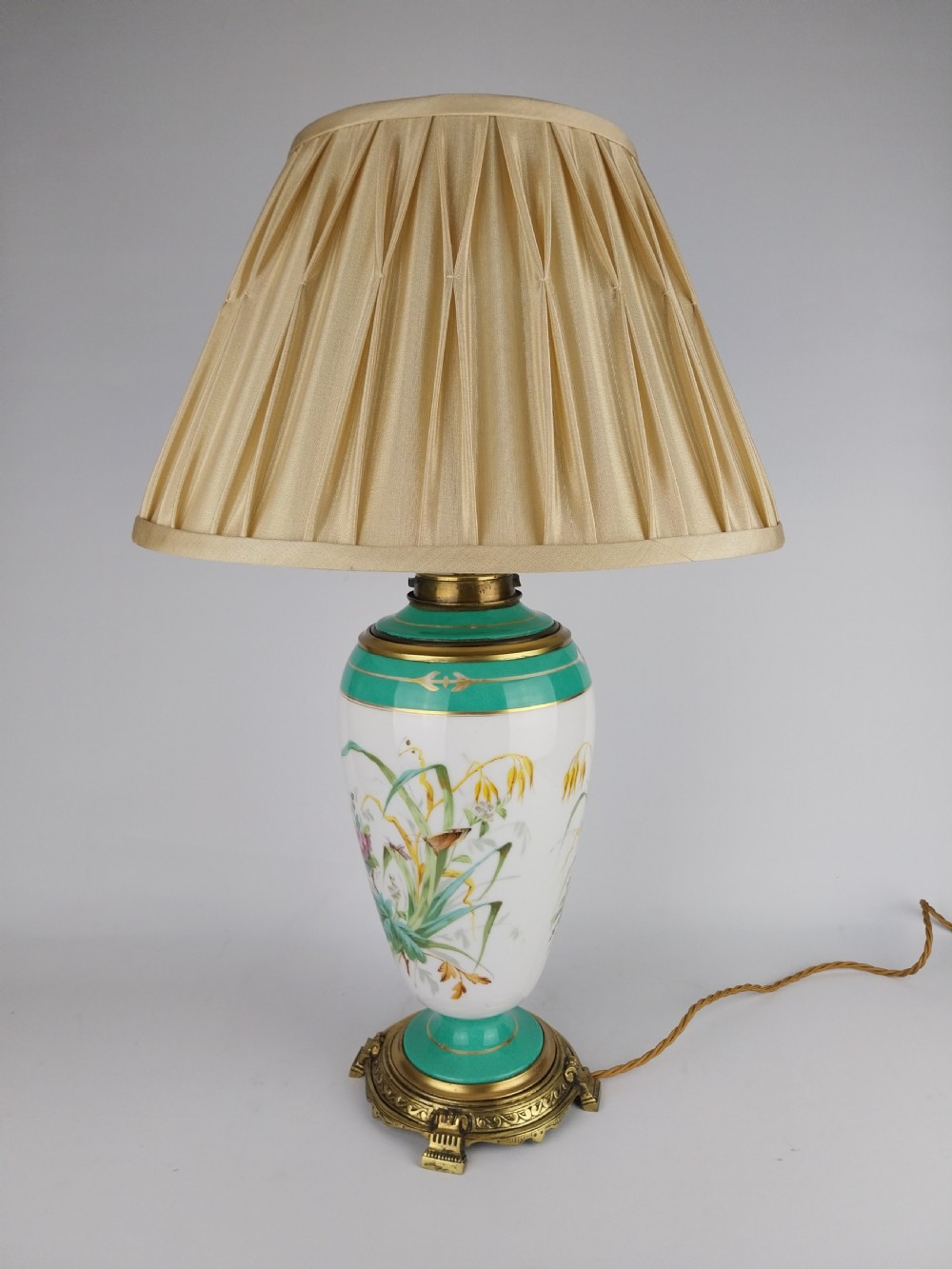 Victorian Porcelain Table Lamp  View VI