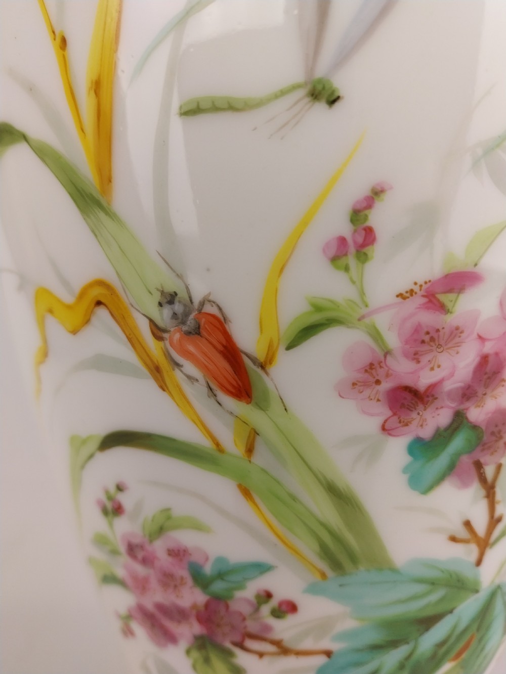 Victorian Porcelain Table Lamp  View IX